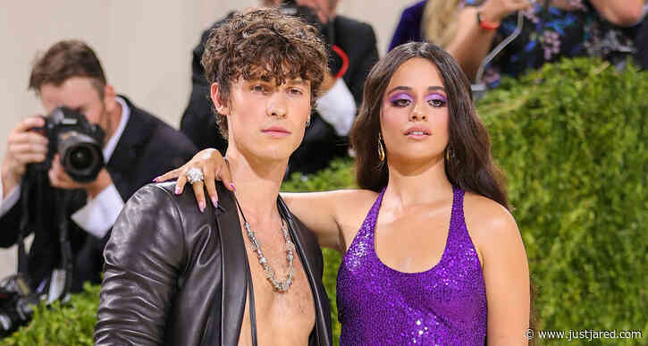 Shawn Mendes Brings the Heat Going Shirtless for Met Gala 2021 with Camila Cabello