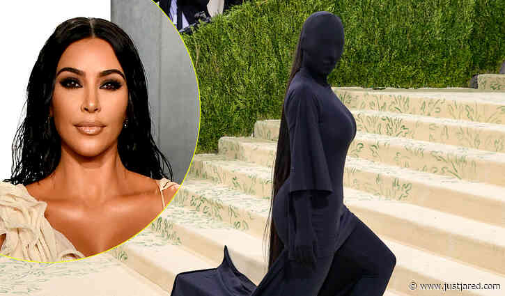 Kim Kardashian Is Showing No Skin Whatsoever at Met Gala 2021 - See Her Fully Masked Outfit