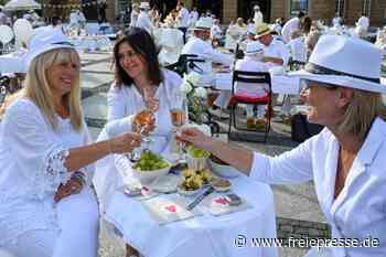 Premiere für Tafelrunde ganz in Weiß - Freie Presse