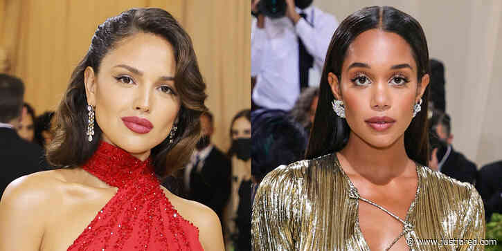 Eiza Gonzalez & Laura Harrier Strike a Pose at the Met Gala 2021