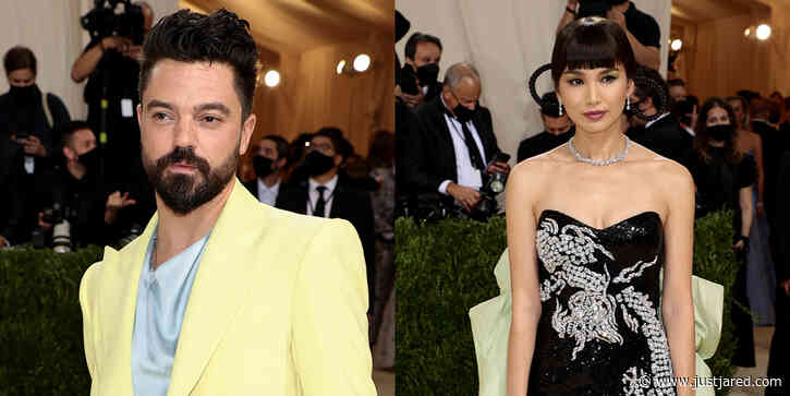 Gemma Chan & Dominic Cooper Get Glam at Met Gala 2021
