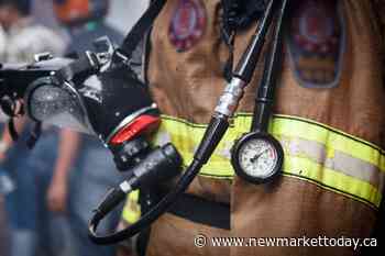Newmarket, Aurora firefighters observe moment of silence in remembrance of 9/11 attack - NewmarketToday.ca