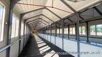 Train station's Grade II listed footbridge restored thanks to £1.3million investment