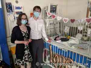 Couple get wedding surprise from sick son at Bolton's neo-natal unit