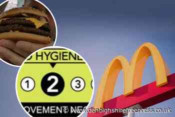 Customers react as food hygiene rating for Chirk McDonald's drops from five to two - Denbighshire Free Press