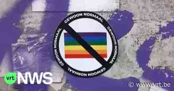 Antwerpse politie start onderzoek naar anti-LGBTQ-stickers in Antwerpen - VRT NWS