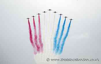 The Red Arrows set to soar over Harlow today