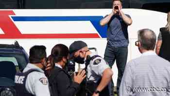 Trudeau lashes out at protester who made sexist slur about his wife