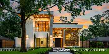 A Museum-Like Glass New-Build in a Leafy Houston Suburb - Mansion Global