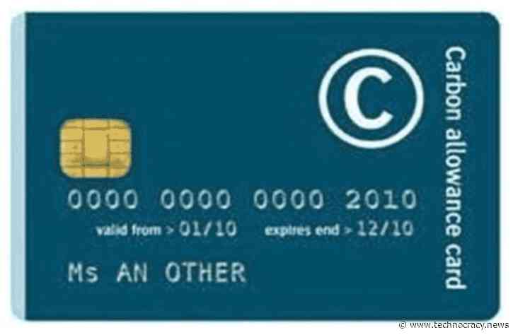 After Vaccine Passports It’s ‘Personal Carbon Allowances’