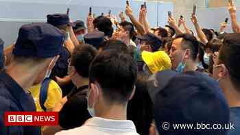 Evergrande: Shares in cash-strapped China property giant plunge