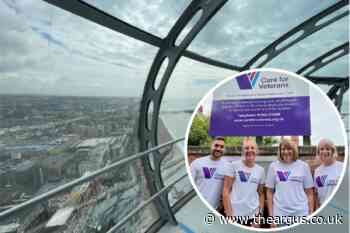 Care for Veterans are doing an abseil off the i360 tonight