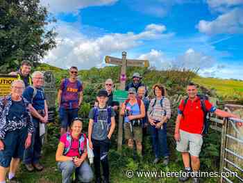 Walkers come to Herefordshire to mark Offa's Dyke anniversary