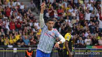 Cristiano Ronaldo scores in second Champions League debut for Manchester United