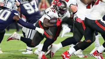 Bucs RB Jones to start despite Week 1 benching