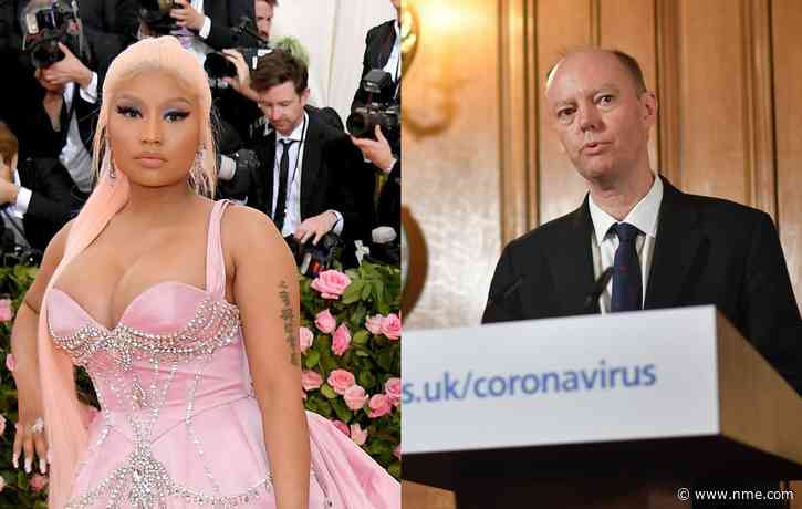 Nicki Minaj told she “should be ashamed” by Chris Whitty over vaccine impotence tweet