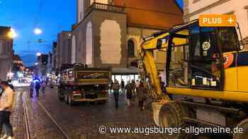 Schutt des Karolinenstraßen-Brandhauses wird noch heute Nacht abgetragen