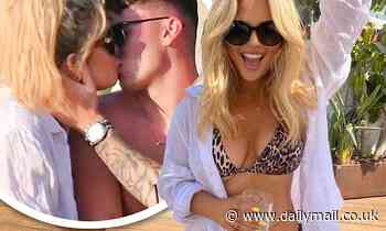 Mystery man seen kissing Emily Atack during Marbella holiday is NINE YEARS her junior 