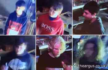 Sussex Police seek these six men about Hastings burglaries