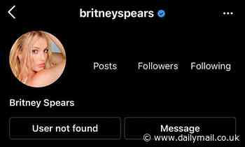 Britney Spears Instagram gets taken down? Pop star's page goes dark after a week of risque snapshots