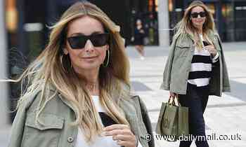Louise Redknapp puts on a stylish display in khaki jacket and skinny jeans