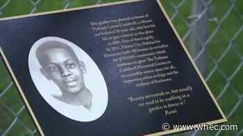 Flower City Habitat, Seneca Park Zoo Society celebrates completion of Tyshaun Cauldwell Memorial Garden