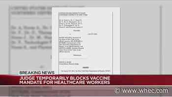 Fed judge blocks state vaccine mandate but only for healthcare workers who claim religious exemption