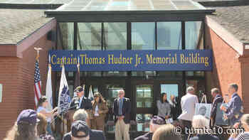 Fall River visitors center reveals new name in memory of U.S. navy hometown hero - WJAR