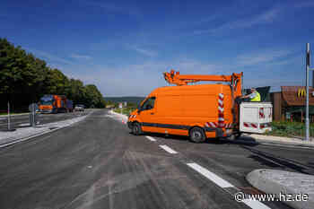 Beim ehemaligen Teddy-Kreisel: Diese Straßen sind ab Mittwochvormittag bei Giengen alle wieder befahrbar - Heidenheimer Zeitung
