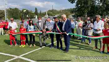 Inaugurazione del nuovo campo in erba artificiale: un omaggio a Gianmarco Brandini e Massimiliano Galasso - ValdarnoPost