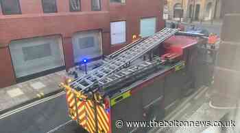 Bolton: Fire breaks out on Bark Street, close to Market Place