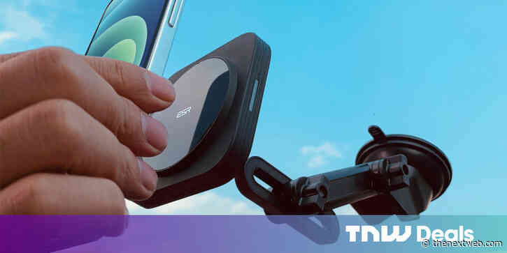 This mount and charger was built just for the iPhone 12 — and covers all the bases