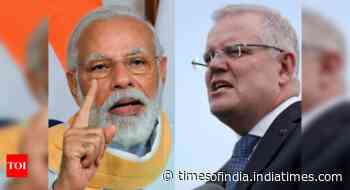 PM Modi, Scott Morrison review progress in India-Australia Comprehensive Strategic Partnership - Times of India