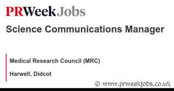 Medical Research Council (MRC): Science Communications Manager