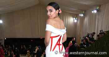 AOC Gets Hit with Painful Surprise After Attending Met Gala in 'Tax the Rich' Dress