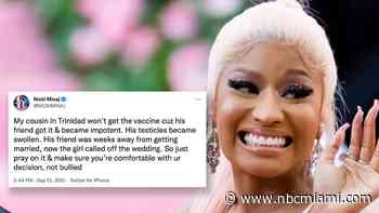 UM Doctor Responds to Nicki Minaj Tweet that COVID-19 Vaccine Caused Swollen Testicles