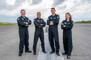 All-civilian SpaceX crew set to launch into orbit in historic mission