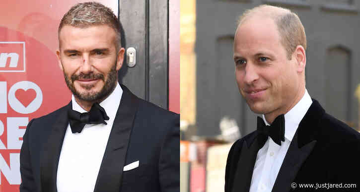 Prince William & David Beckham Both Look So Handsome Attending The Sun's Who Cares Wins Awards