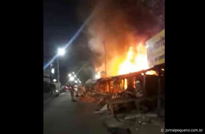 Várias barracas da Ceasa de Timon pegam fogo – Jornal Pequeno - Jornal Pequeno
