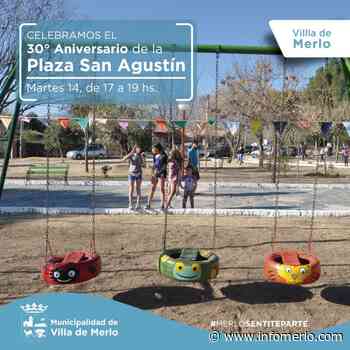Celebran los 30 años de la plaza del barrio San Agustín - Infomerlo.com
