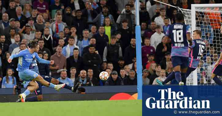 Jack Grealish settles Manchester City nerves in nine-goal Leipzig thriller