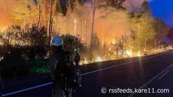 Greenwood Fire 75% contained in northern Minnesota; more progress expected