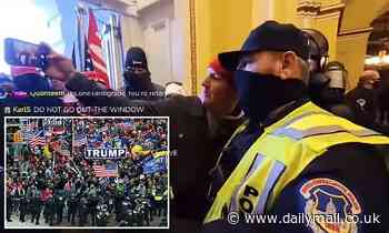Capitol cop faces disciplinary action for taking a selfie with a rioter
