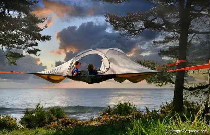 Spider Tree Tent combines the comfort of a hammock with a tent