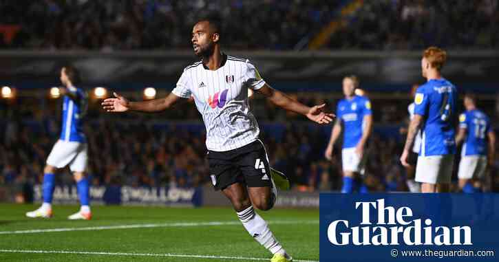 Championship roundup: Fulham go top while coaches see red in melee at Stoke