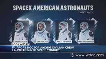 WATCH LIVE: Fairport native included on SpaceX's Falcon 9 all-civilian launch