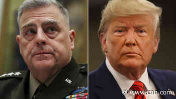 Trump responds to reporting about Gen. Milley's actions