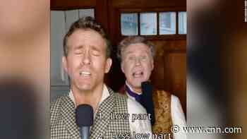 Ryan Reynolds and Will Ferrell harmonize in TikTok trend