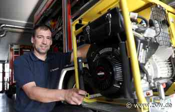 Florian Michalke ist Kernens erster Berufsfeuerwehrmann - Zeitungsverlag Waiblingen