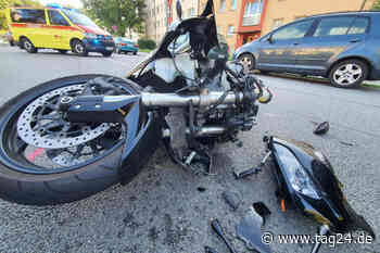 Motorrad-Crash in Chemnitz: Biker verletzt - TAG24